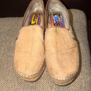 Circus by Sam Edelman Beige Espadrille Slip-Ons